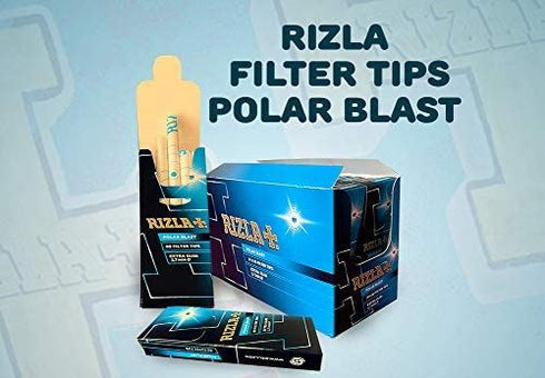 Extra Slim Filter Tips - RIZLA POLAR BLAST 60 Tips 24 Packs